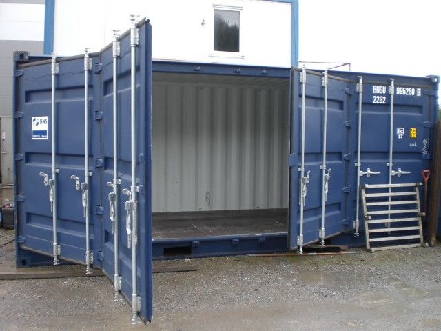 Container sideåpning